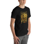Playera Timeless Ocarina Hylian Shield Crest - Modelo masculino lateral