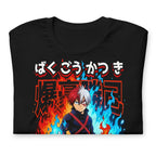 Playera Todoroki Fire And Ice My Hero Academia - Doblado