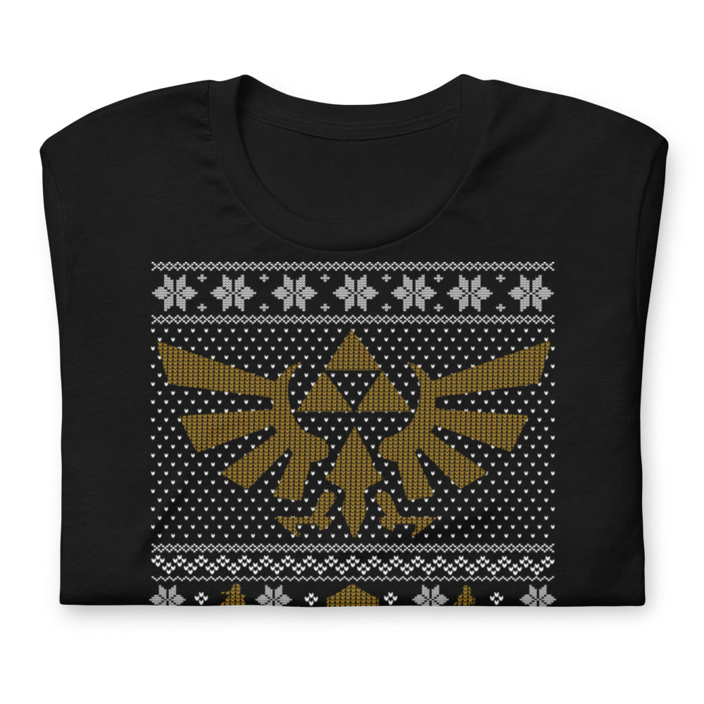 Playera Triforce of Cheer - Doblado