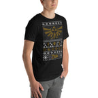 Playera Triforce of Cheer - Modelo masculino lateral