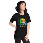 Playera Zelda Link Chibi Ocarina Melody - Modelo femenina