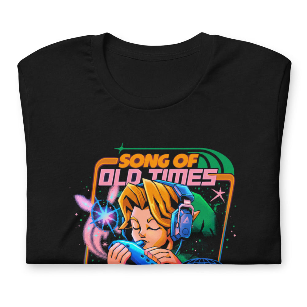 Playera Zelda Link Song Of Old Times - Doblado