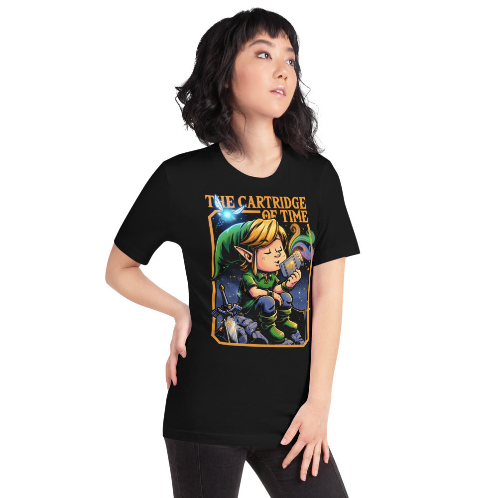 Playera Zelda Link The Cartridge Of Time - Modelo femenina