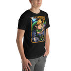 Playera Zelda Link The Cartridge Of Time - Modelo masculino lateral