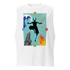 Sin mangas Avatar Aang Four Elements Silhouette - Frente
