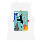 Sin mangas Avatar Aang Four Elements Silhouette - Plano