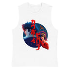 Sin mangas Cowboy Bebop Spike And Faye Red Katakana - Plano