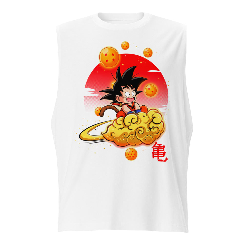 Sin mangas Dragon Ball Kid Goku Flying Nimbus - Frente