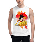 Sin mangas Dragon Ball Kid Goku Flying Nimbus - Modelo masculino
