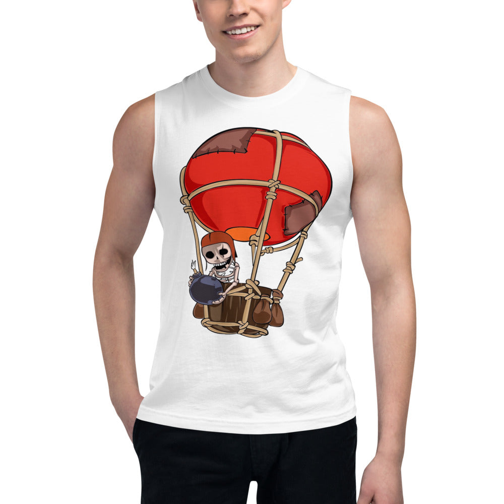 Sin mangas Globo bombástico clash Royale - Modelo masculino