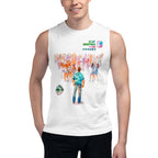 Sin mangas GTA Vice City Dance Floor Watercolor - Modelo masculino