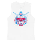 Sin mangas Gundam Red Blue Double Exposure - Plano