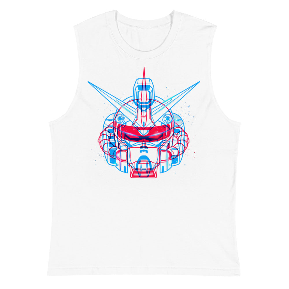 Sin mangas Gundam Red Blue Double Exposure - Plano