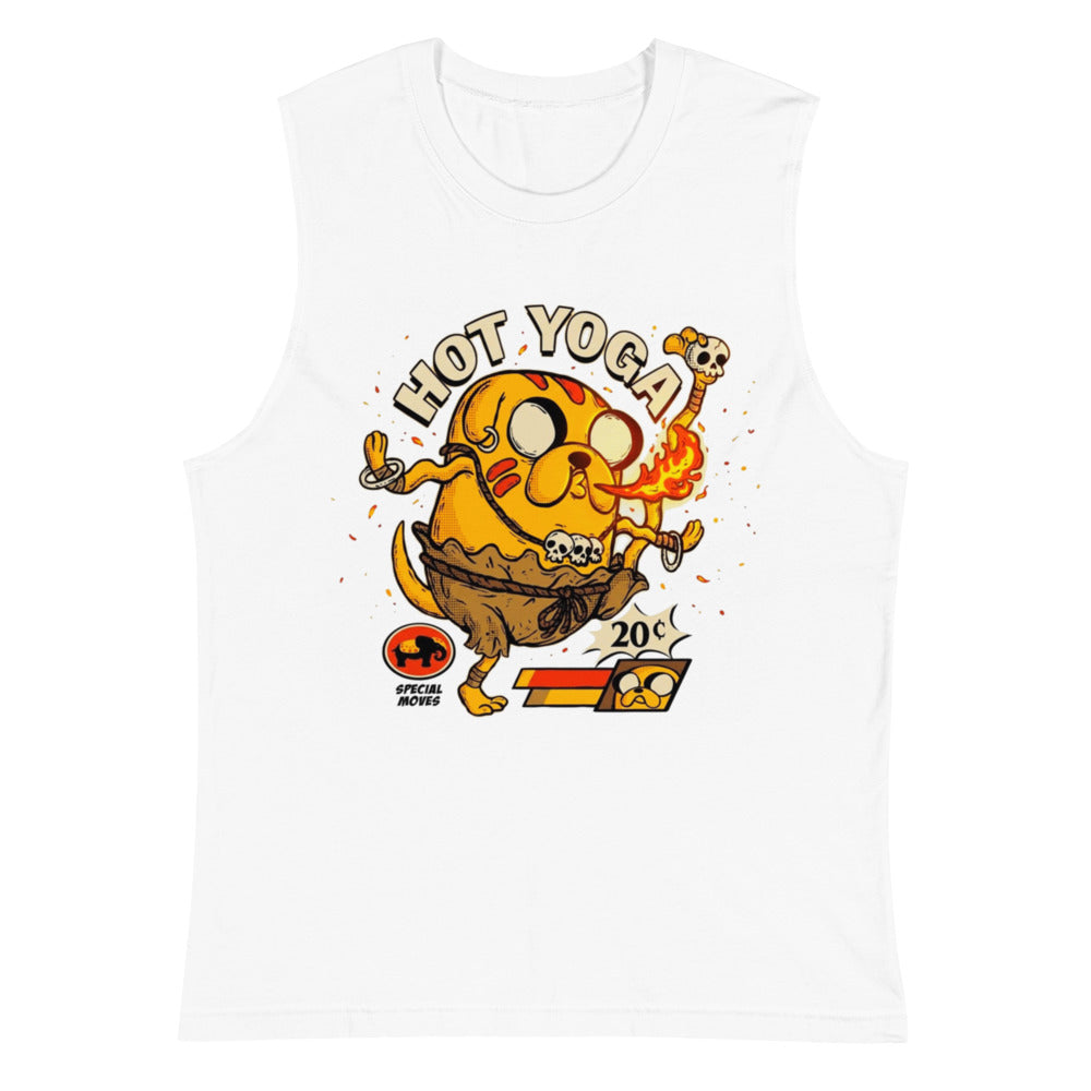 Sin mangas Jake Adventure Time Hot Yoga Dhalsim - Plano