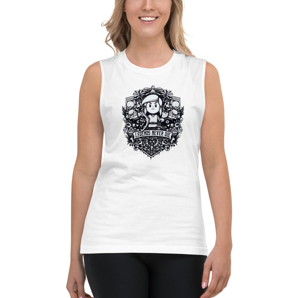 Sin mangas Legends Never Die Nintendo - Modelo femenina