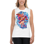Sin mangas One Piece Nami Vivi Water Splash - Modelo femenina