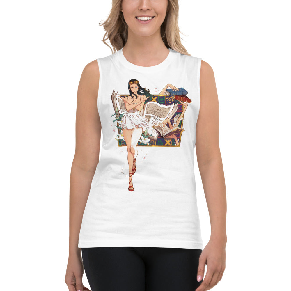 Sin mangas One Piece Nico Robin Ohara Books - Modelo femenina