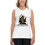 Sin mangas The Pirate Boy Skull Flag Ship - Modelo femenina