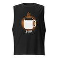 Sin mangas 1 Up Pixel Coffee Mug Amber Glow - Frente