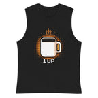 Sin mangas 1 Up Pixel Coffee Mug Amber Glow - Plano