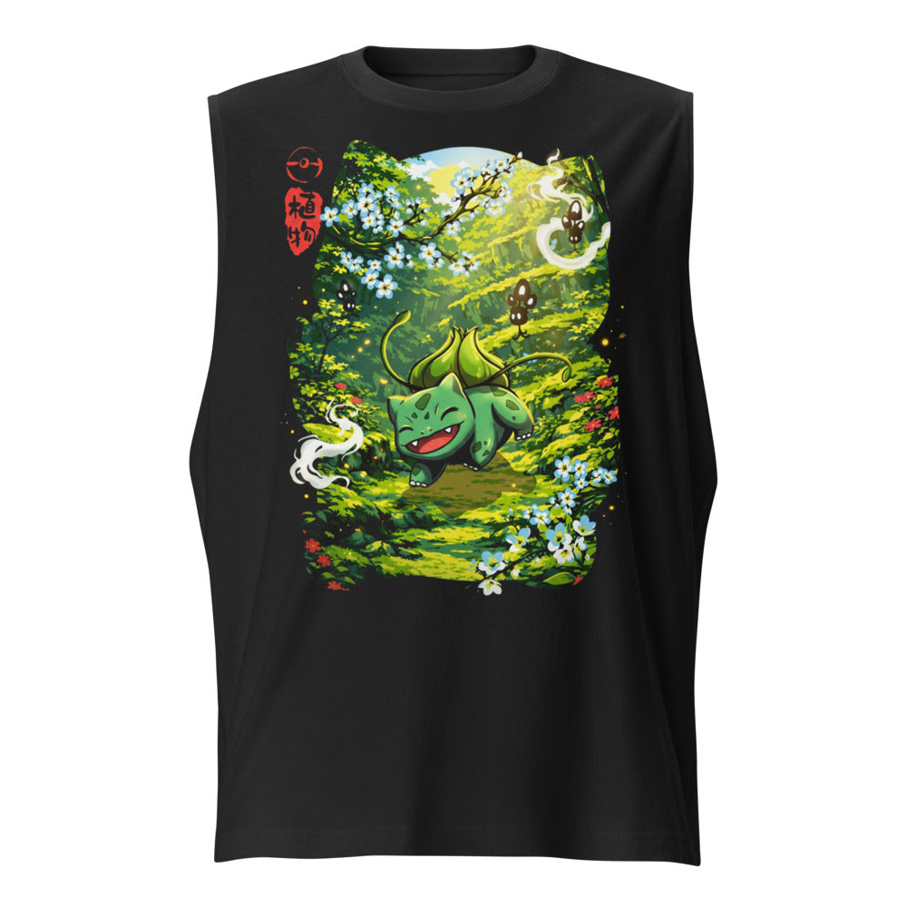 Sin mangas Bulbasaur Sunlit Blossom Forest - Frente