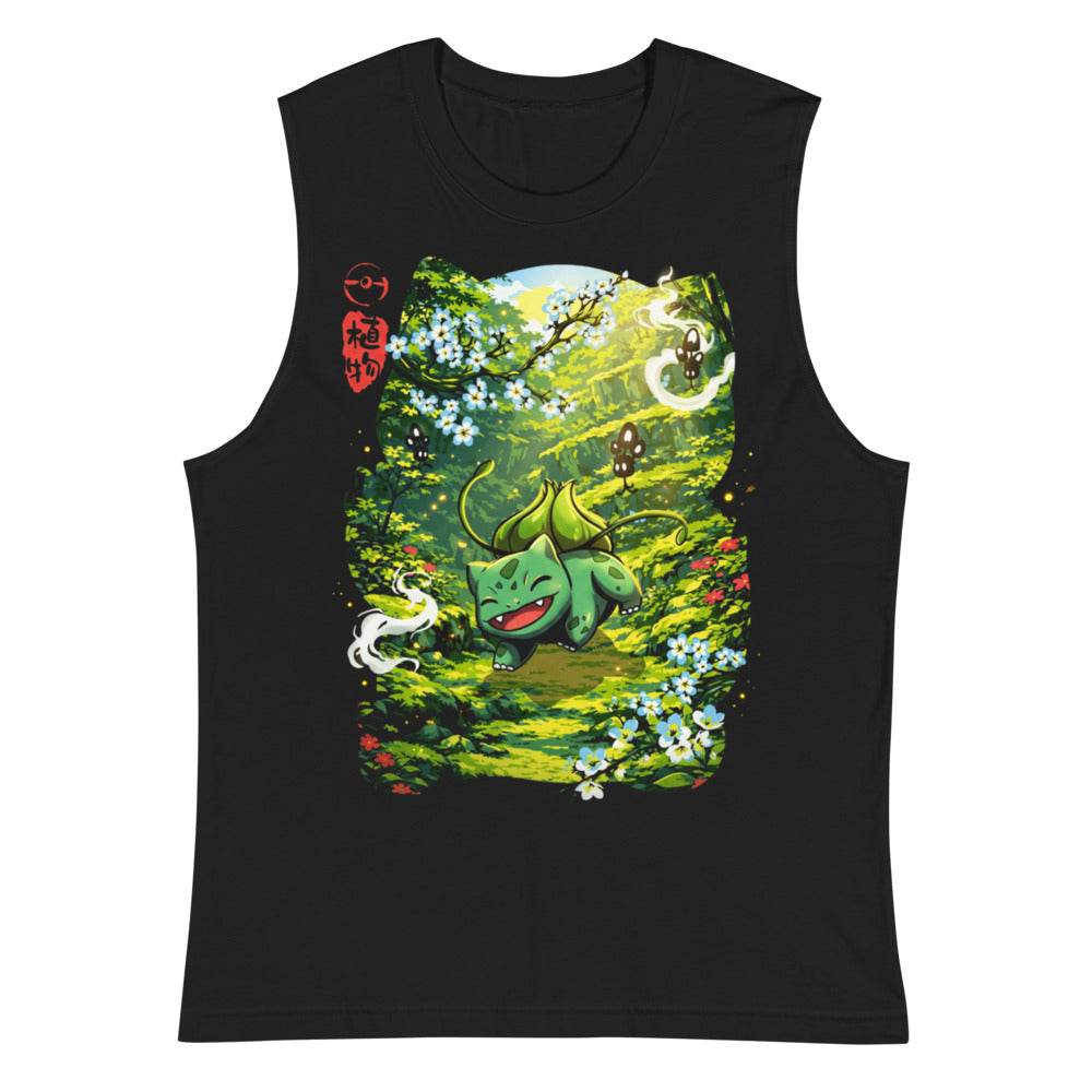 Sin mangas Bulbasaur Sunlit Blossom Forest - Plano