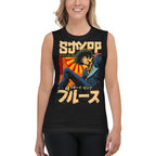 Sin mangas Cowboy Bebop Spike Spiegel Katakana Blues - Modelo femenina