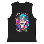 Sin mangas Dragon Ball Bulma Neon Bubble Gum Jacket - Plano