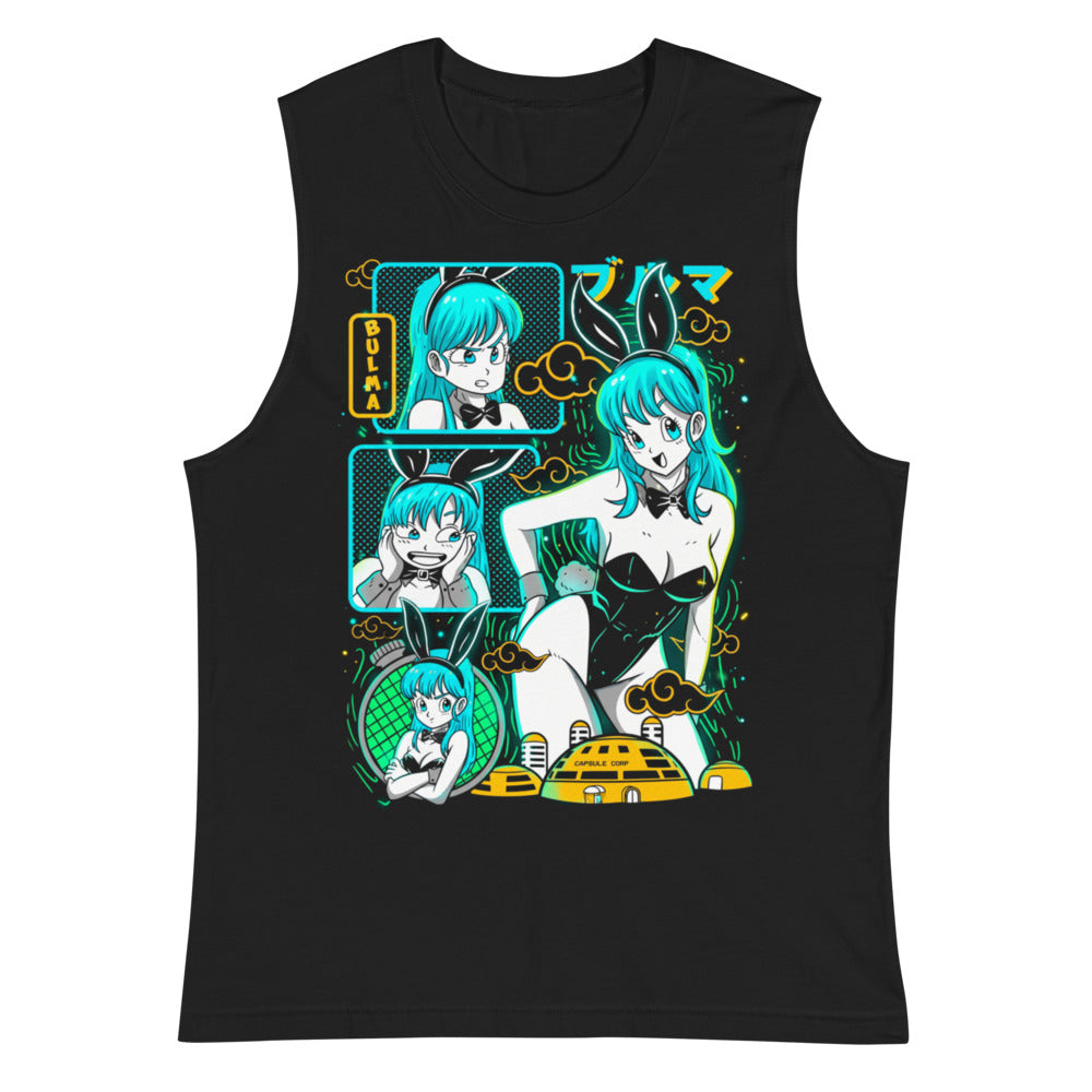 Sin mangas Dragon Ball Bulma Neon Panels Dragon Radar - Plano