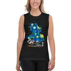 Sin mangas Dragon Ball Goku Starry Night Kame House - Modelo femenina