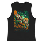Sin mangas Dragon Ball Goku Vs Broly Green Aura - Plano