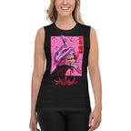 Sin mangas Evangelion Eva 01 Berserk Pink - Modelo femenina