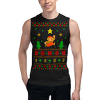 Sin mangas Fire Flower Frost - Modelo masculino