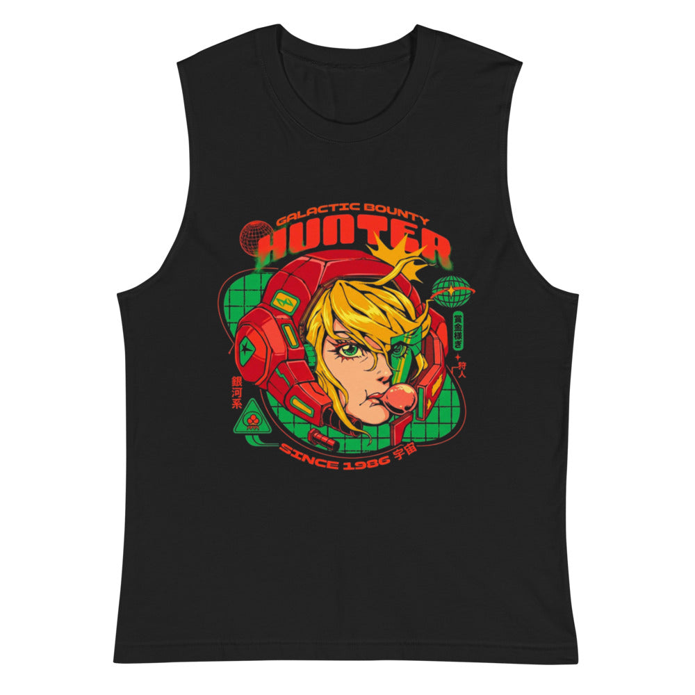 Sin mangas Galactic Bounty Hunter Anime Mecha Girl Plano