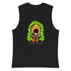 Sin mangas Goku Super Saiyan Peanuts Scream Green Aura - Plano