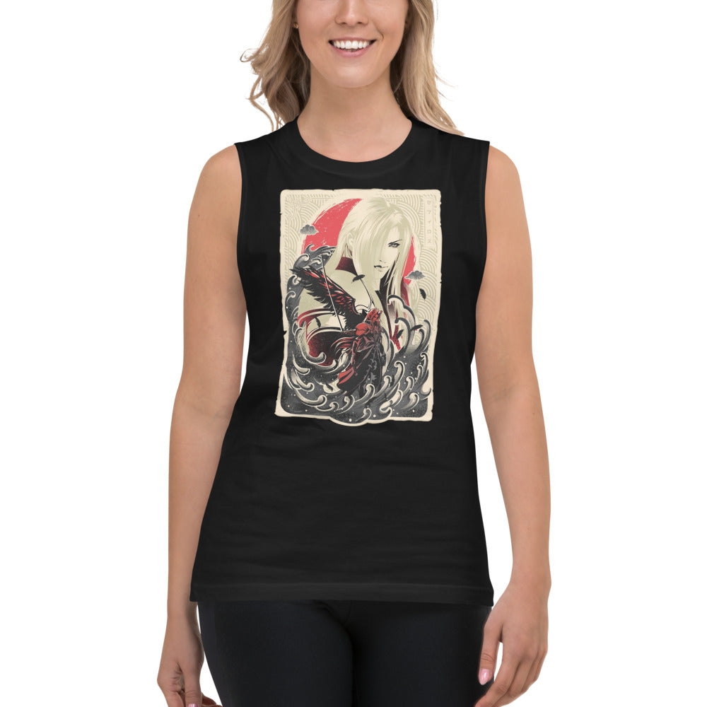 Sin mangas Great Wave Sephiroth Final Fantasy - Modelo femenina