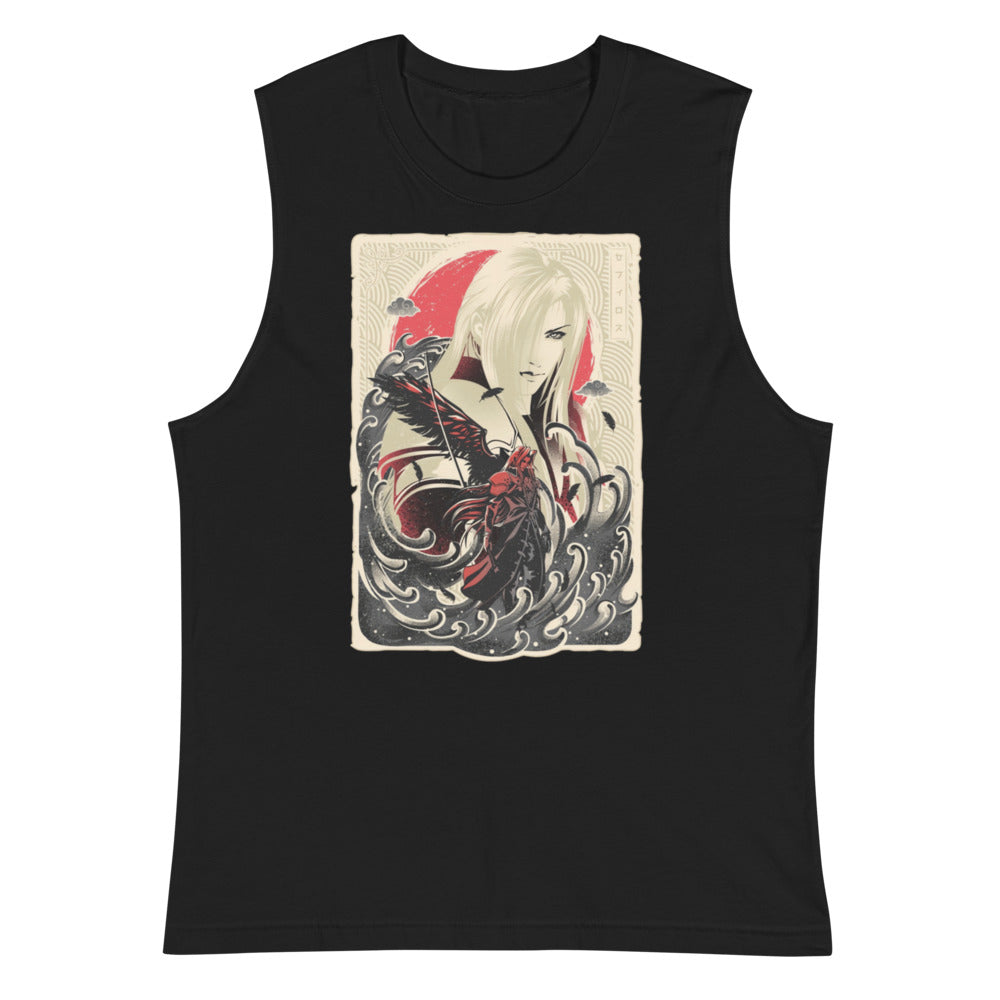 Sin mangas Great Wave Sephiroth Final Fantasy - Plano