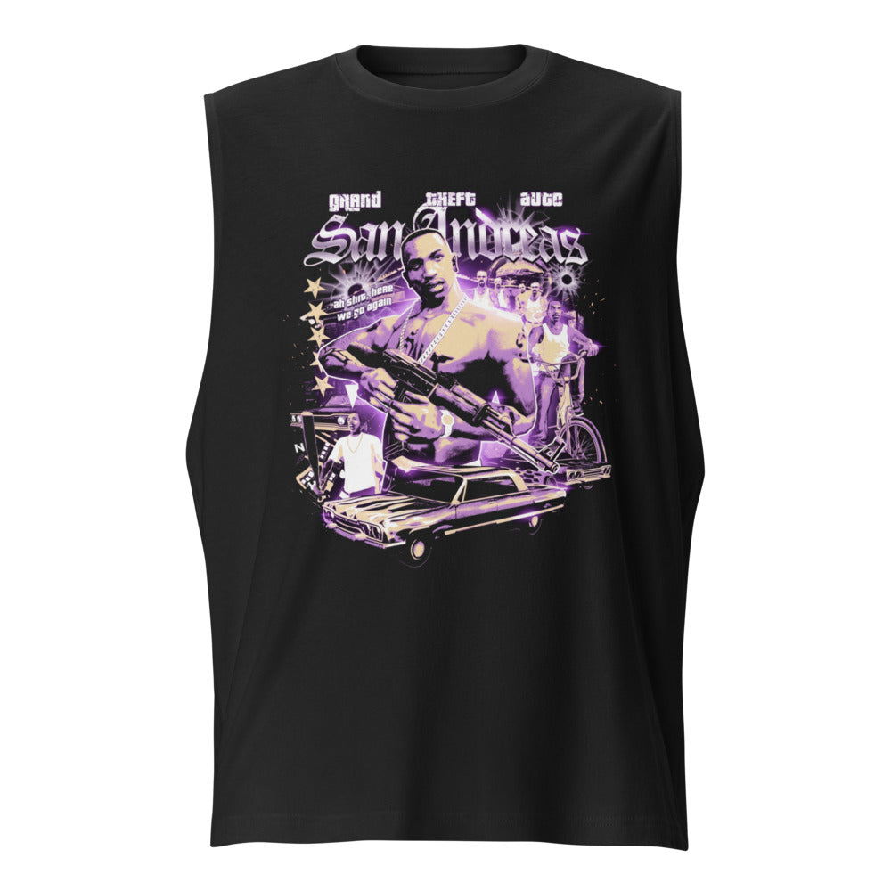 Sin mangas GTA San Andreas Graffiti Lowrider - Frente