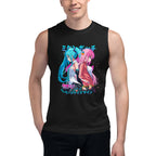 Sin mangas Hatsune Miku Bocchi Back To Back Neon - Modelo masculino