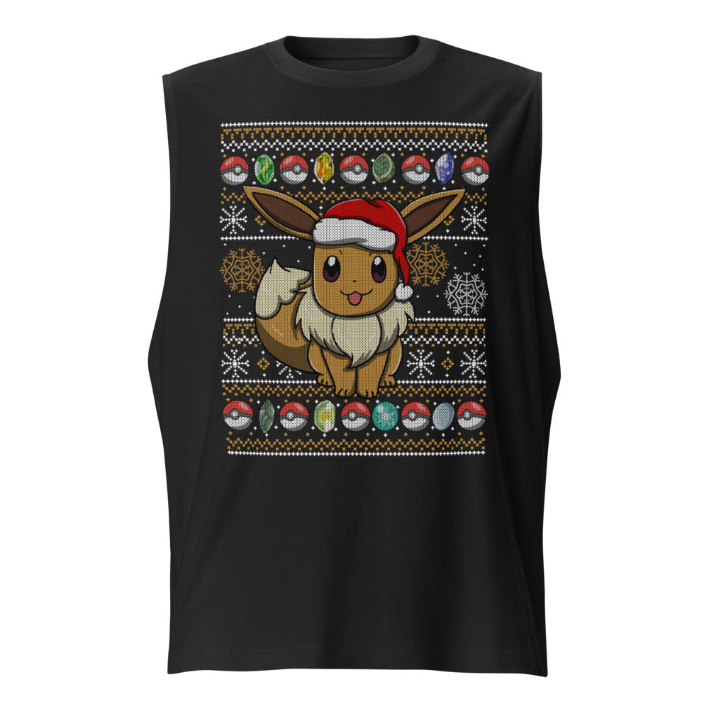 Sin mangas Little Eevee Christmas - Frente