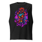 Sin mangas Majora's Mask Skull Kid Neon Purple Flames - Frente