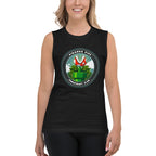 Sin mangas Mario Piranha Pipe Conspiracy Club - Modelo femenina