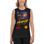 Sin mangas Metroid Samus Retrogaming Katakana Box - Modelo femenina