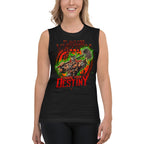 Sin mangas Mortal Kombat Shao Kahn Flawless Victory - Modelo femenina