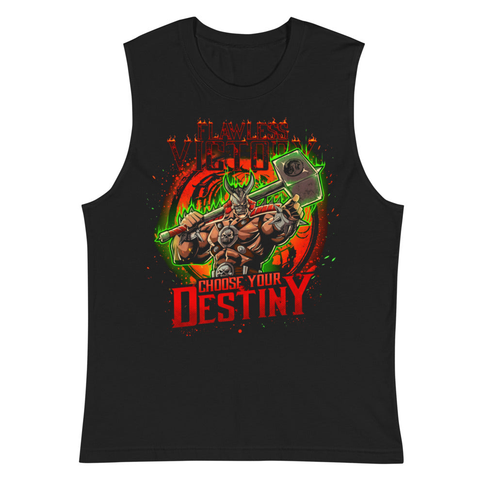 Sin mangas Mortal Kombat Shao Kahn Flawless Victory - Plano