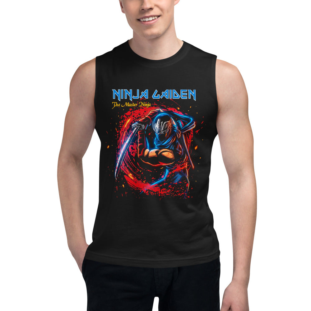 Sin mangas Ninja Gaiden The Master Ninja Ryu Hayabusa - Modelo masculino
