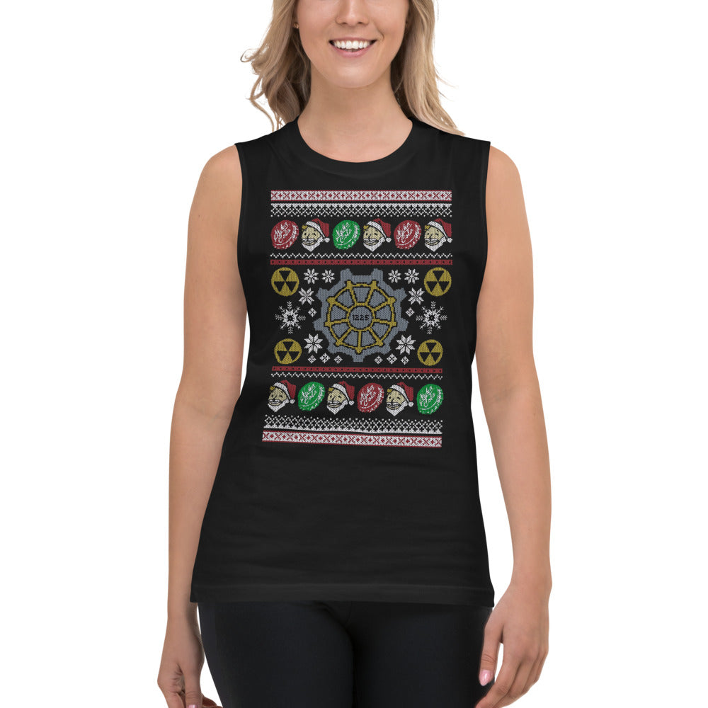 Sin mangas Nuclear Winter Cheer - Modelo femenina