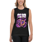 Sin mangas One Piece Boa Hancock Purple Snake Smoke - Modelo femenina