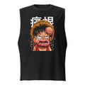 Sin mangas One Piece Luffy Crying Swollen Lips Kanji - Frente