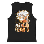 Sin mangas One Piece Luffy Gear 5 Nika Gold Typography - Plano